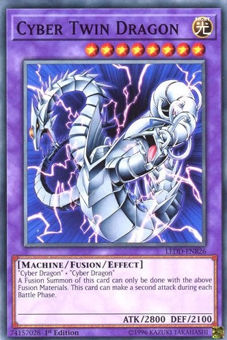 Image for Cyber Twin Dragon (Legendary Dragon Decks) (LEDD-ENB26) - YuGiOh