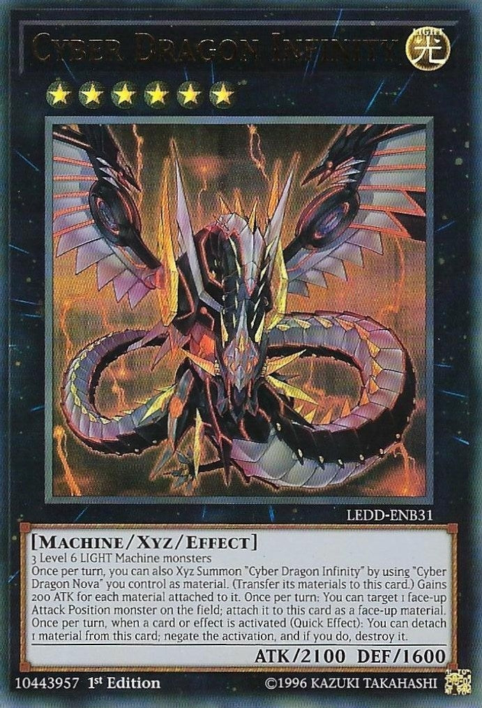 Image for Cyber Dragon Infinity (Legendary Dragon Decks) (LEDD-ENB31) - YuGiOh