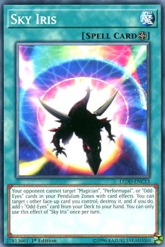 Image for Sky Iris (Legendary Dragon Decks) (LEDD-ENC13) - YuGiOh