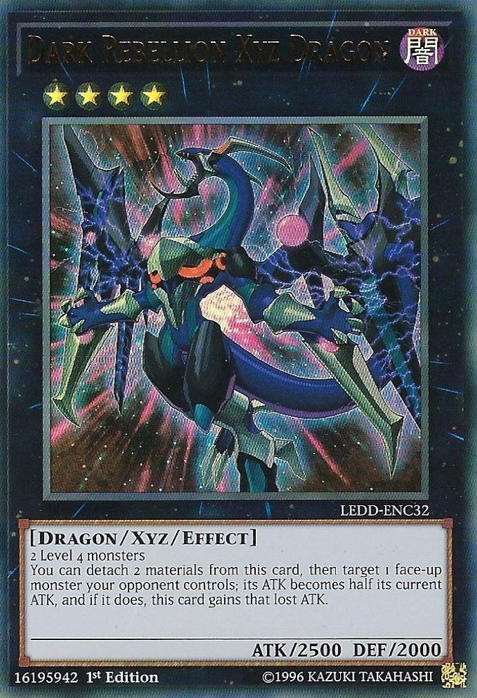 Image for Dark Rebellion Xyz Dragon (Legendary Dragon Decks) (LEDD-ENC32) - YuGiOh