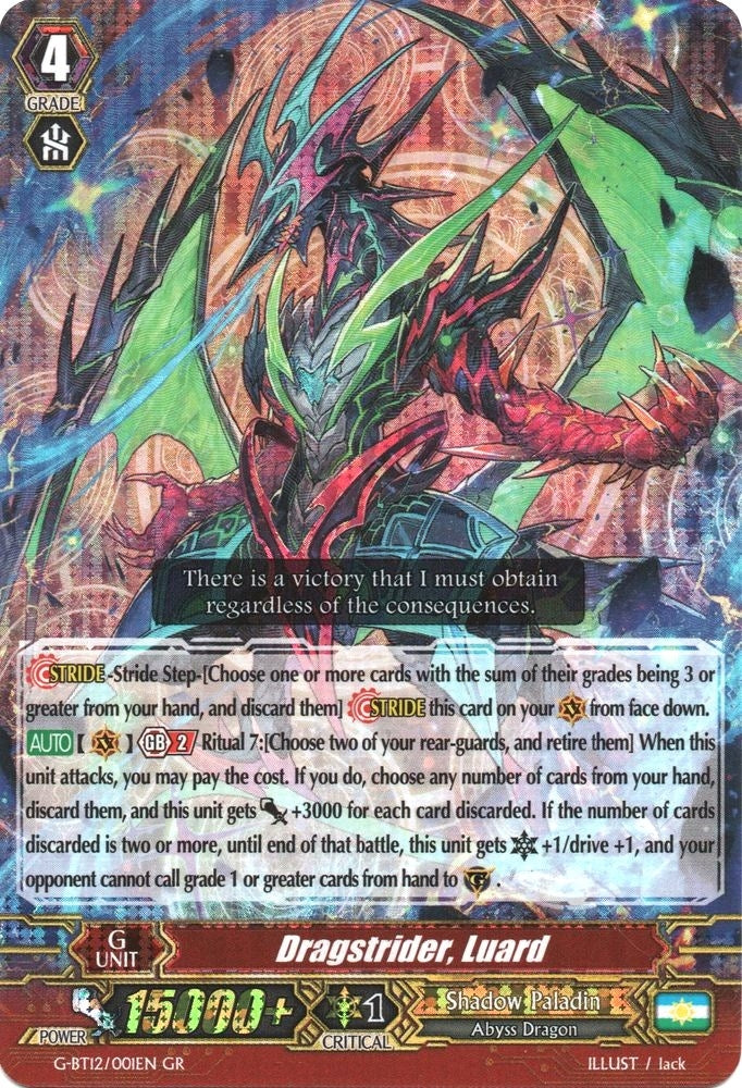 Image for Dragstrider, Luard (G-BT12: Dragon King's Awakening) (G-BT12/001EN) - Cardfight Vanguard
