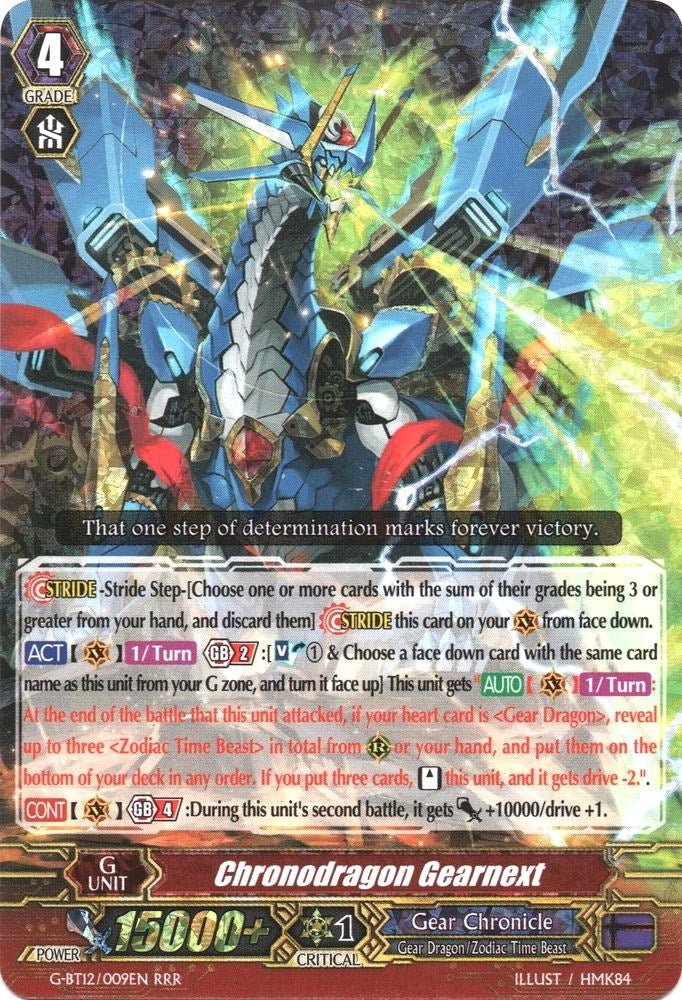 Image for Chronodragon Gearnext (G-BT12: Dragon King's Awakening) (G-BT12/009EN) - Cardfight Vanguard