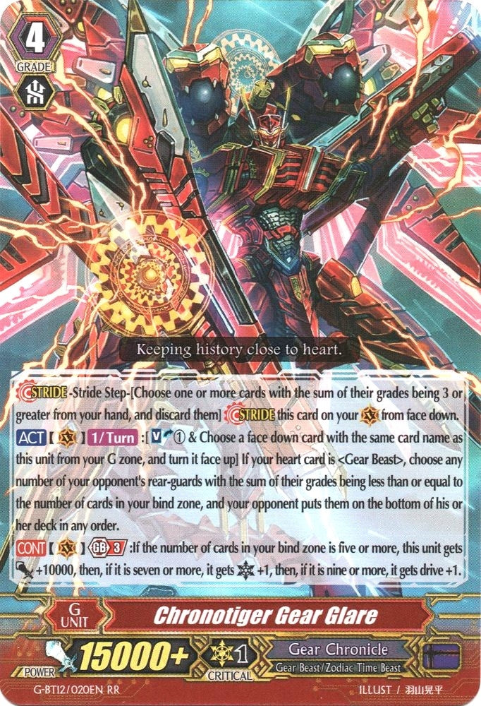 Image for Chronotiger Gear Glare (G-BT12: Dragon King's Awakening) (G-BT12/020EN) - Cardfight Vanguard