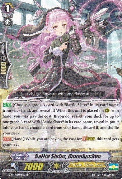 Image for Battle Sister, Baumkuchen (G-BT12: Dragon King's Awakening) (G-BT12/029EN) - Cardfight Vanguard