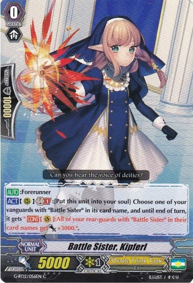 Image for Battle Sister, Kipferl (G-BT12: Dragon King's Awakening) (G-BT12/056EN) - Cardfight Vanguard