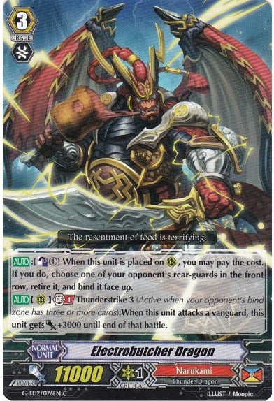 Image for Electrobutcher Dragon (G-BT12: Dragon King's Awakening) (G-BT12/076EN) - Cardfight Vanguard