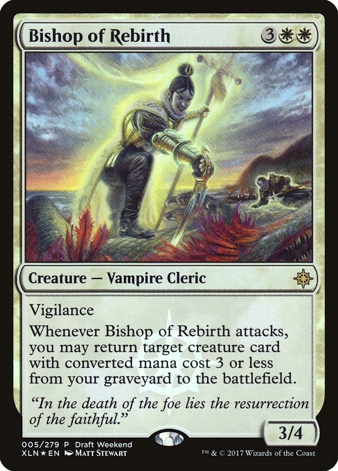 Image for Bishop of Rebirth (Draft Weekend) (Launch Party & Release Event Promos) (5) - Magic: The Gathering