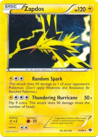 Image for Zapdos - 41/99 (Next Destinies) (Blister Exclusives) (041/099) - Pokemon