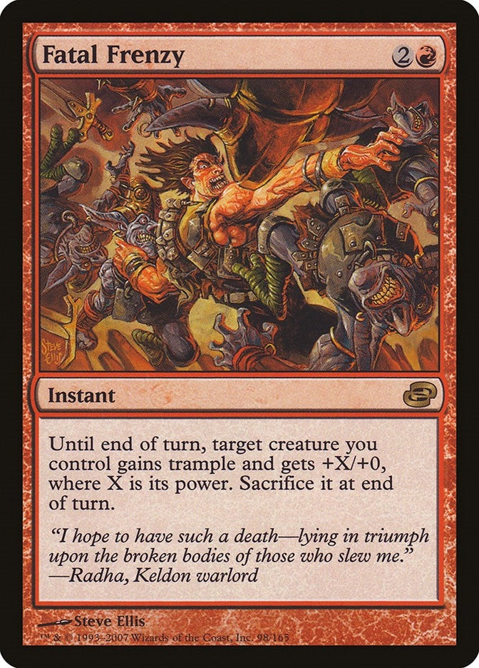Image for Fatal Frenzy (Planar Chaos) (98) - Magic: The Gathering