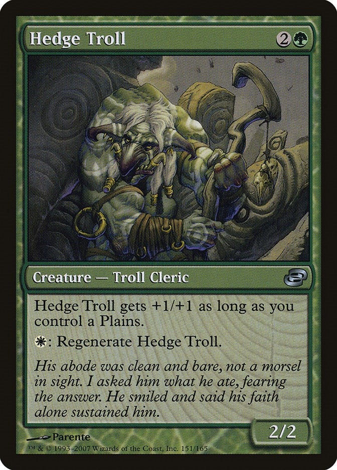Image for Hedge Troll (Planar Chaos) (151) - Magic: The Gathering