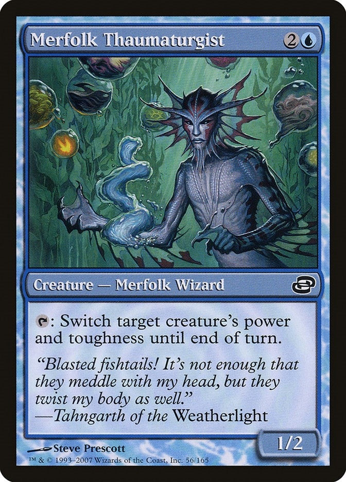 Image for Merfolk Thaumaturgist (Planar Chaos) (56) - Magic: The Gathering