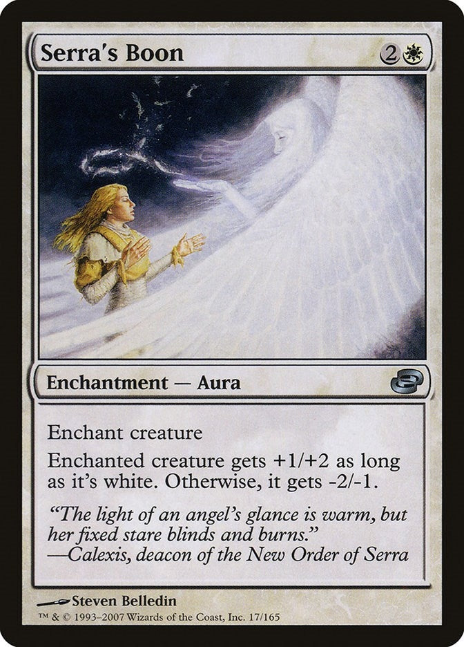 Image for Serra's Boon (Planar Chaos) (17) - Magic: The Gathering