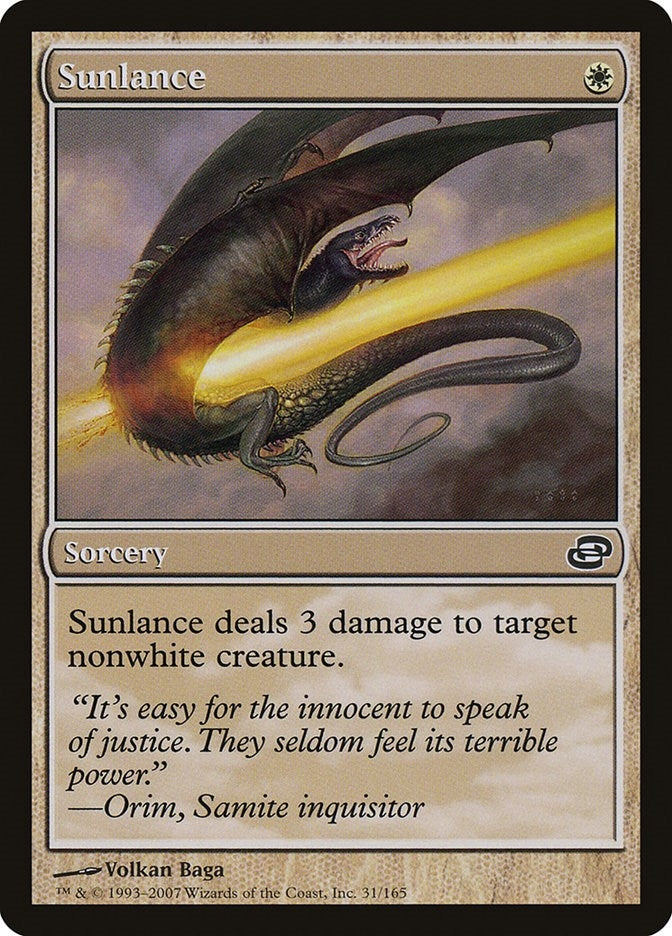 Image for Sunlance (Planar Chaos) (31) - Magic: The Gathering