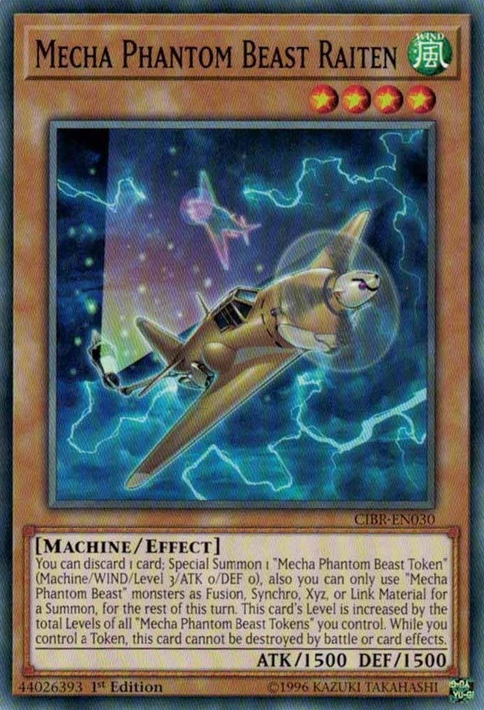 Image for Mecha Phantom Beast Raiten (Circuit Break) (CIBR-EN030) - YuGiOh