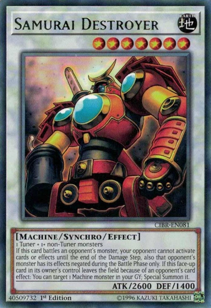 Image for Samurai Destroyer (Circuit Break) (CIBR-EN081) - YuGiOh