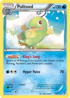 Image for Politoed - 18/111 (Cosmos Holo) (Miscellaneous Cards & Products) (018/111) - Pokemon
