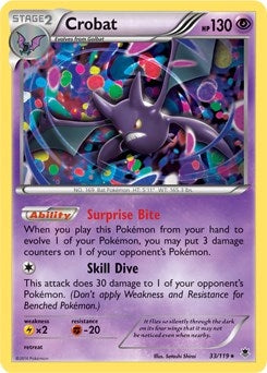 Image for Crobat - 33/119 (Cosmos Holo) (Miscellaneous Cards & Products) (033/119) - Pokemon