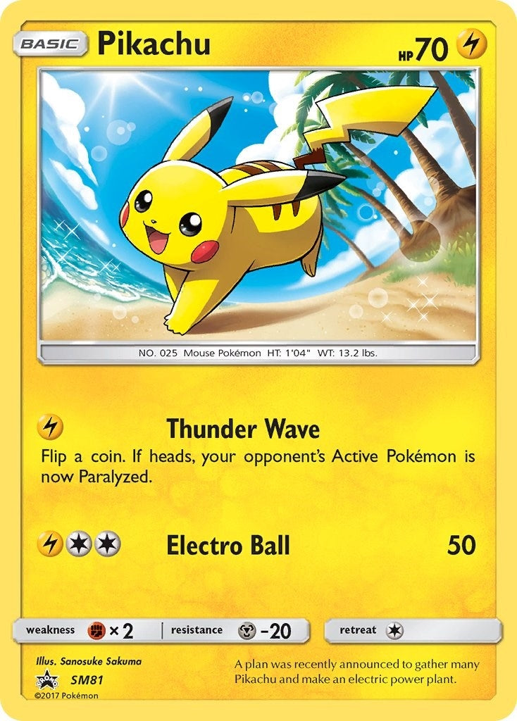 Image for Pikachu - SM81 (SM Promos) (SM81) - Pokemon