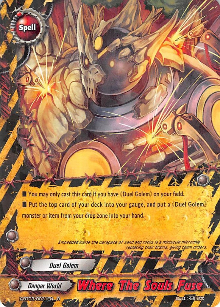 Image for Where The Souls Fuse (Overturn! Thunder Empire!!) (X-BT03/0031EN) - Future Card BuddyFight