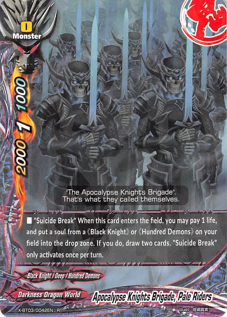 Image for Apocalypse Knights Brigade, Pale Riders (Overturn! Thunder Empire!!) (X-BT03/0042EN) - Future Card BuddyFight