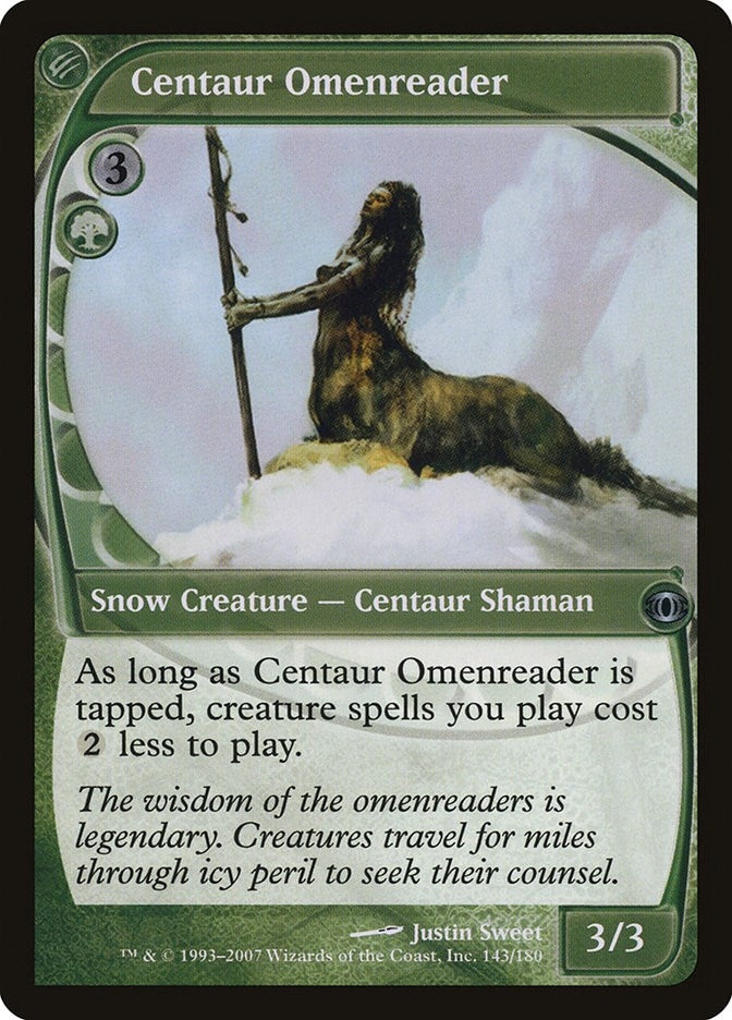 Image for Centaur Omenreader (Future Sight) (143) - Magic: The Gathering