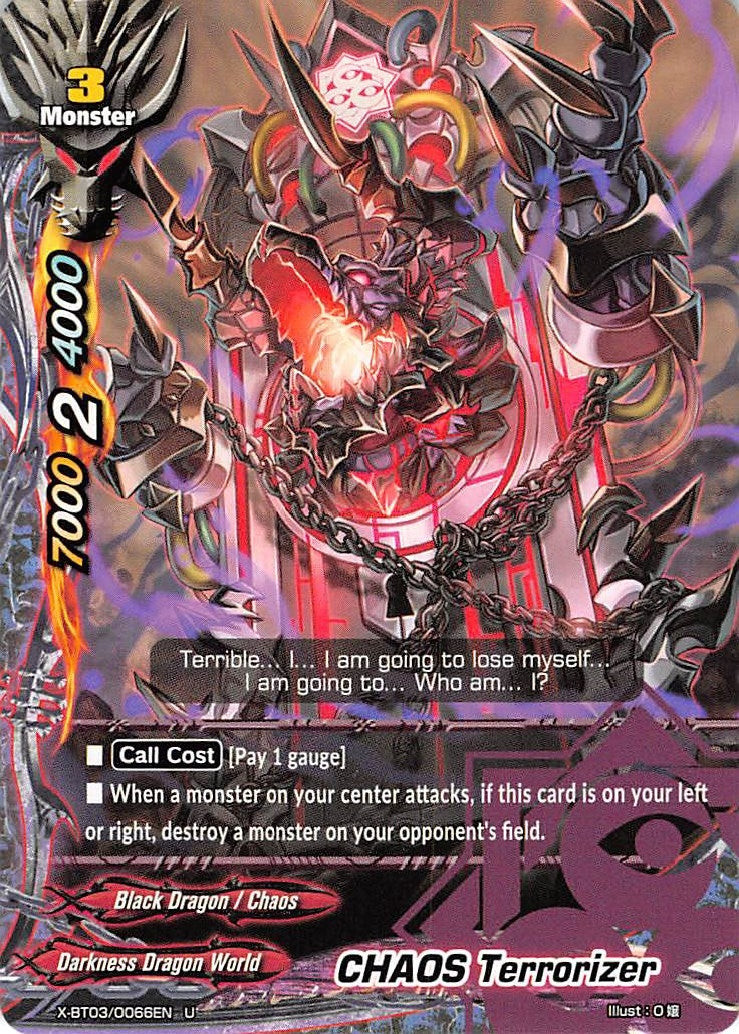 Image for CHAOS Terrorizer (Overturn! Thunder Empire!!) (X-BT03/0066EN) - Future Card BuddyFight
