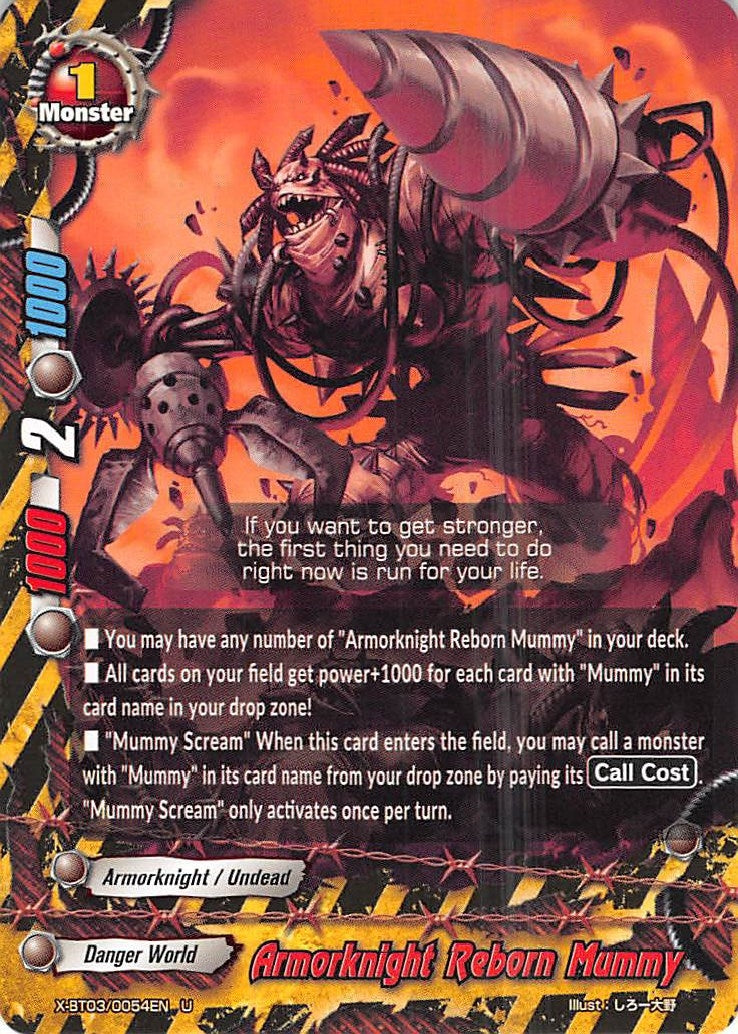 Image for Armorknight Reborn Mummy (Overturn! Thunder Empire!!) (X-BT03/0054EN) - Future Card BuddyFight