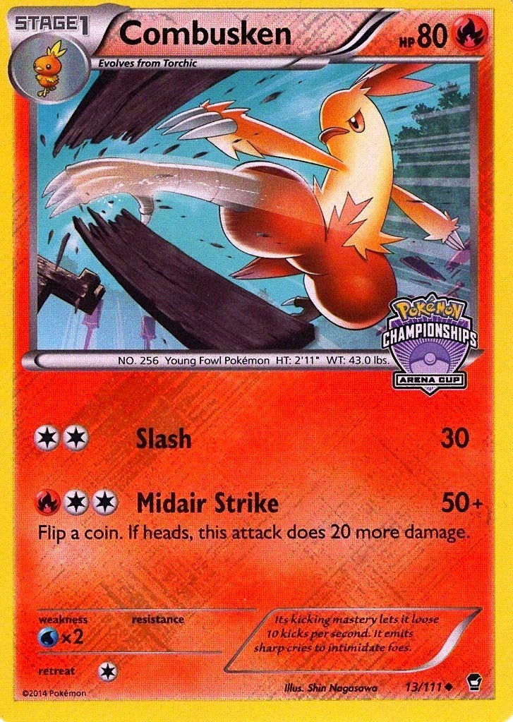 Image for Combusken - 13/111 (Arena Cup Championships) (League & Championship Cards) (013/111) - Pokemon
