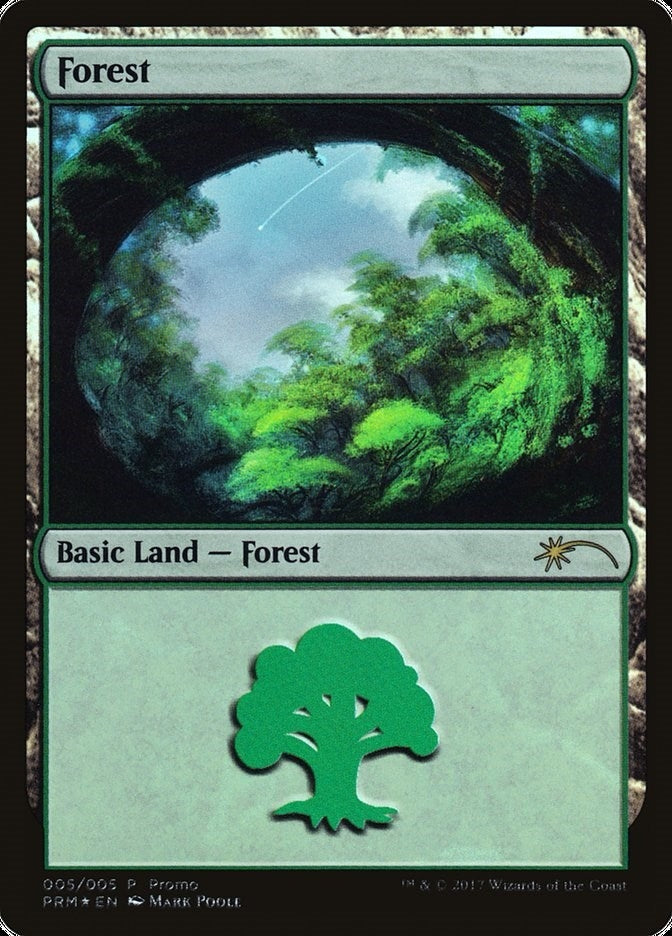 Image for Forest (2017 Gift Pack - Poole) (Gift Boxes and Promos) (5) - Magic: The Gathering