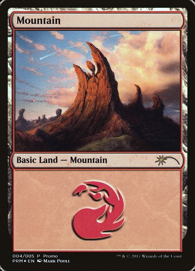 Image for Mountain (2017 Gift Pack - Poole) (Gift Boxes and Promos) (4) - Magic: The Gathering