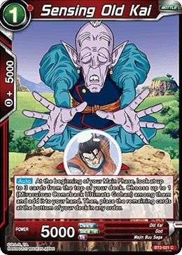 Image for Sensing Old Kai (Union Force) (BT2-021) - Dragon Ball Super: Masters
