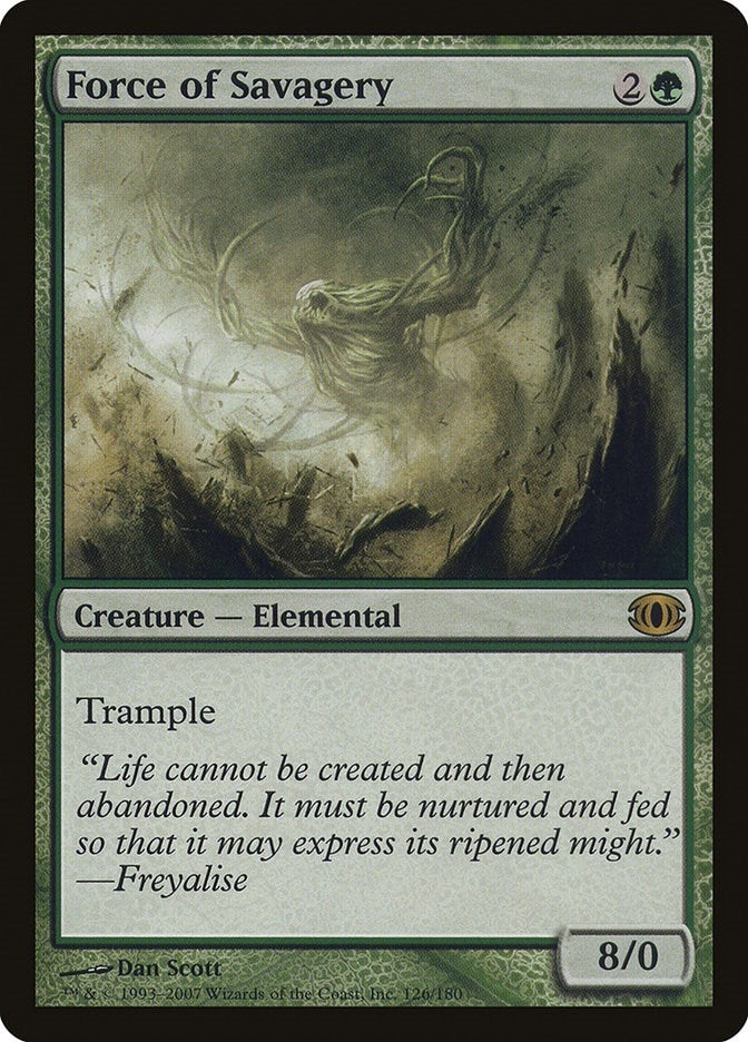 Image for Force of Savagery (Future Sight) (126) - Magic: The Gathering