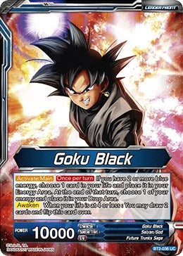 Image for Goku Black // Goku Black, The Bringer of Despair (Union Force) (BT2-036) - Dragon Ball Super: Masters