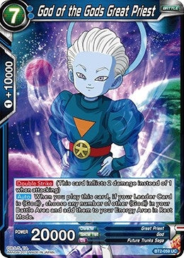 Image for God of the Gods Great Priest (Union Force) (BT2-059) - Dragon Ball Super: Masters