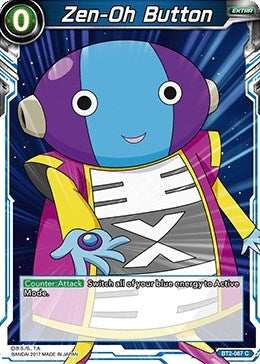 Image for Zen-Oh Button (Union Force) (BT2-067) - Dragon Ball Super: Masters