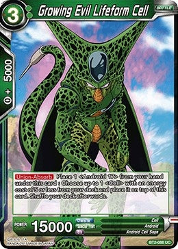 Image for Growing Evil Lifeform Cell (Union Force) (BT2-086) - Dragon Ball Super: Masters