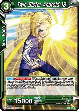 Image for Twin Sister Android 18 (Union Force) (BT2-091) - Dragon Ball Super: Masters