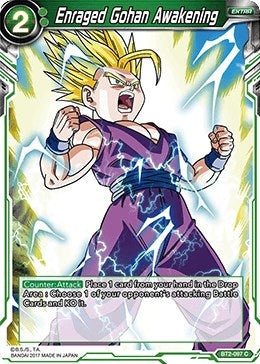 Image for Enraged Gohan Awakening (Union Force) (BT2-097) - Dragon Ball Super: Masters