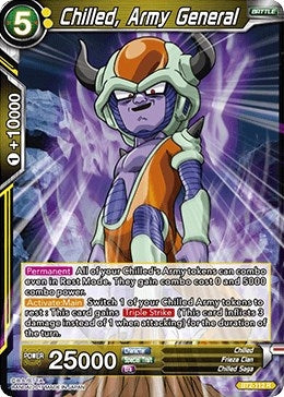 Image for Chilled, Army General (Union Force) (BT2-112) - Dragon Ball Super: Masters