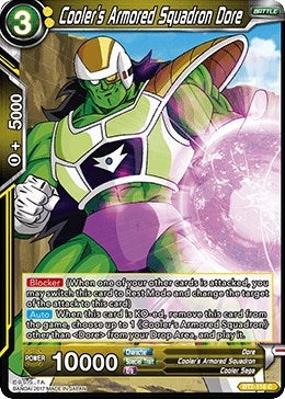Image for Cooler's Armored Squadron Dore (Union Force) (BT2-116) - Dragon Ball Super: Masters