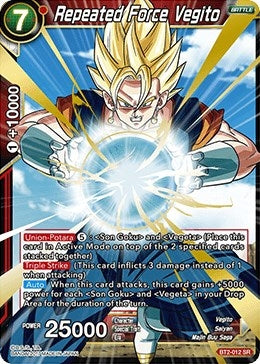 Image for Repeated Force Vegito (Union Force) (BT2-012) - Dragon Ball Super: Masters