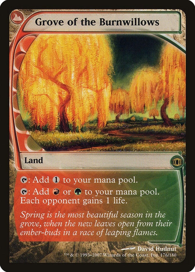 Image for Grove of the Burnwillows (Future Sight) (176) - Magic: The Gathering