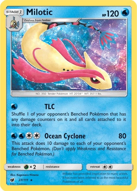 Image for Milotic (SM - Crimson Invasion) (27/111) - Pokemon