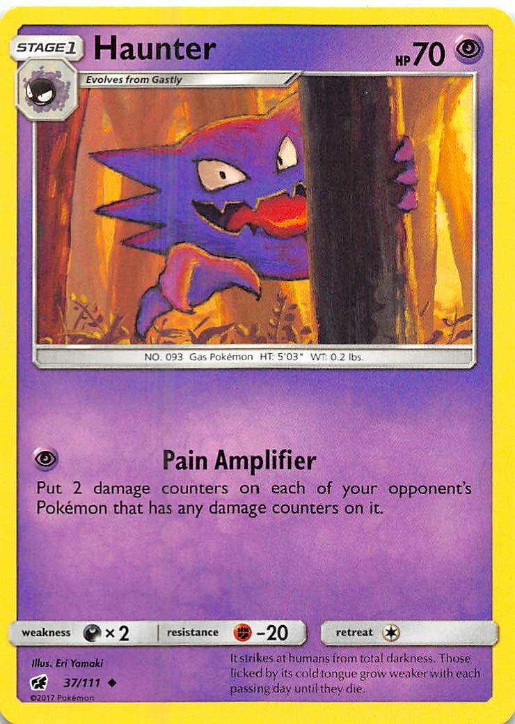 Image for Haunter (SM - Crimson Invasion) (37/111) - Pokemon