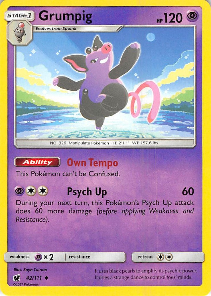 Image for Grumpig (SM - Crimson Invasion) (42/111) - Pokemon