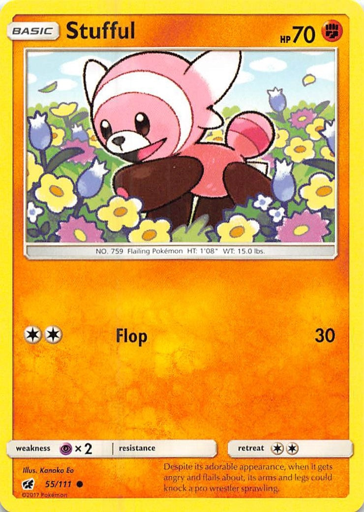 Image for Stufful (SM - Crimson Invasion) (55/111) - Pokemon