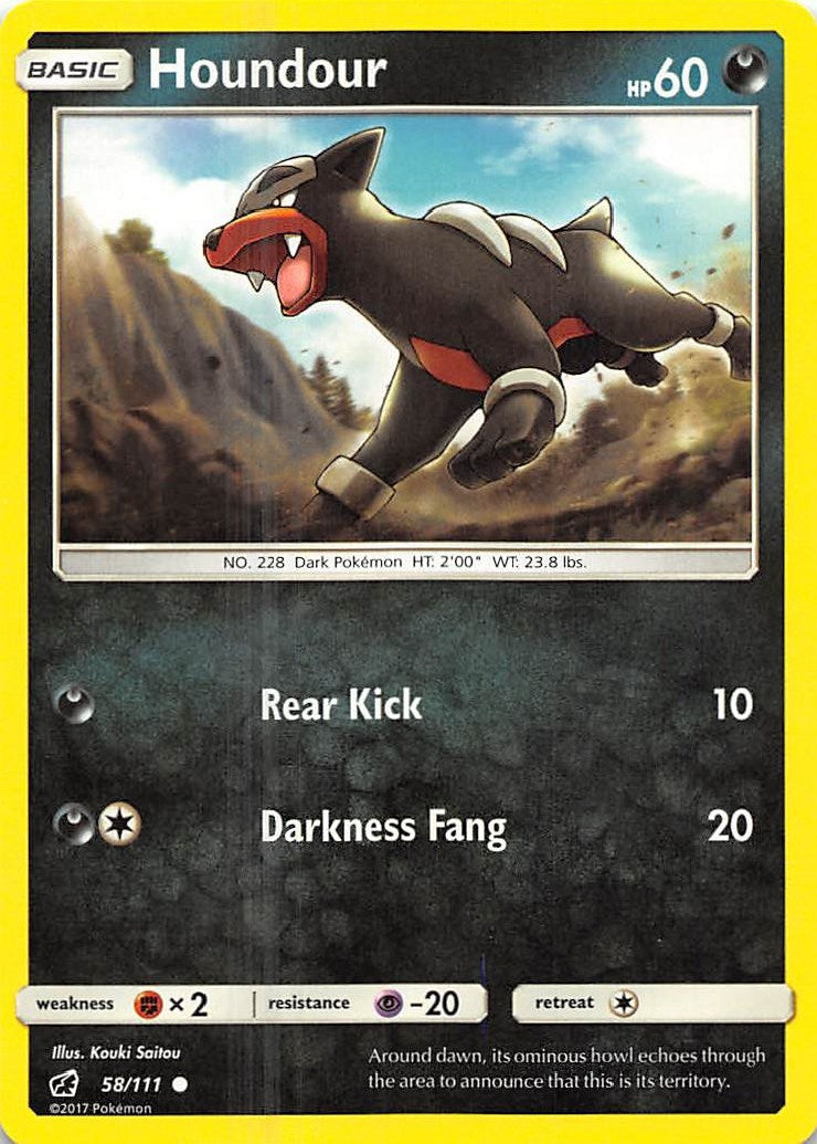 Image for Houndour (SM - Crimson Invasion) (58/111) - Pokemon