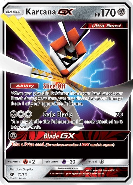 Image for Kartana GX (SM - Crimson Invasion) (70/111) - Pokemon
