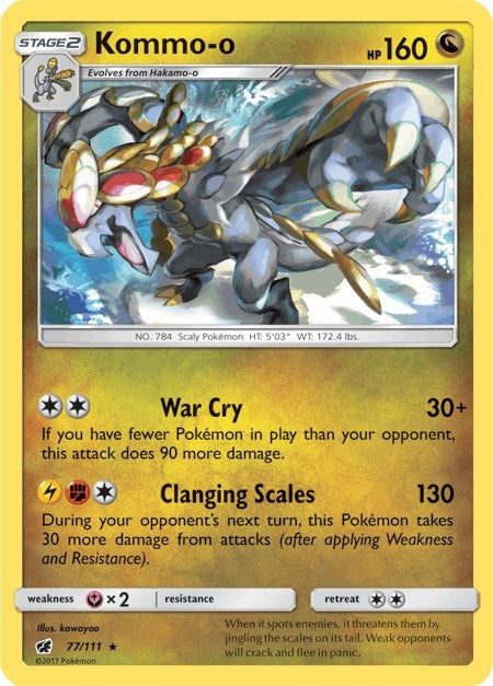 Image for Kommo-o (SM - Crimson Invasion) (77/111) - Pokemon
