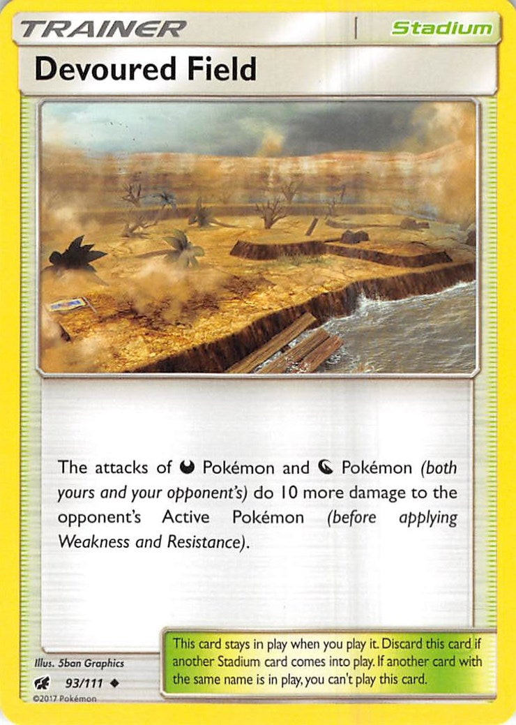 Image for Devoured Field (SM - Crimson Invasion) (93/111) - Pokemon
